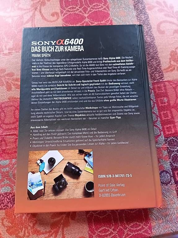 Libri: Fotobuch Sony Alpha 6400 – Nuovo e nell'imballaggio originale da Grub-AR venduto da Makau68 1