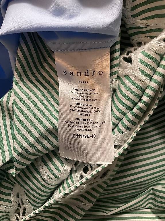 Sandro Camicette: Sandro: Damen-Bluse (ca. Grösse 38) – Usato da Boppelsen venduto da WIB77 3