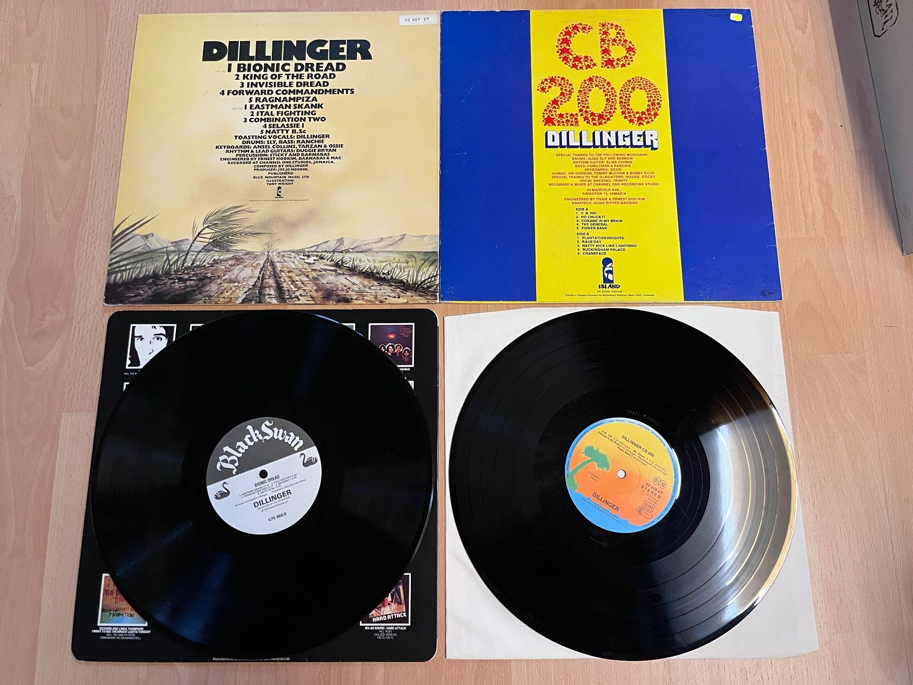 Dischi in vinile: Dillinger - 2 kultige Vinyl Alben – Usato da Giebenach venduto da Wurlitzer70 1