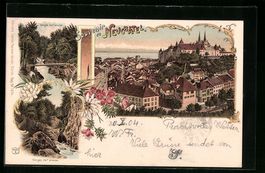 Litho Neuchatel, Gorges de l'areuse, Ort