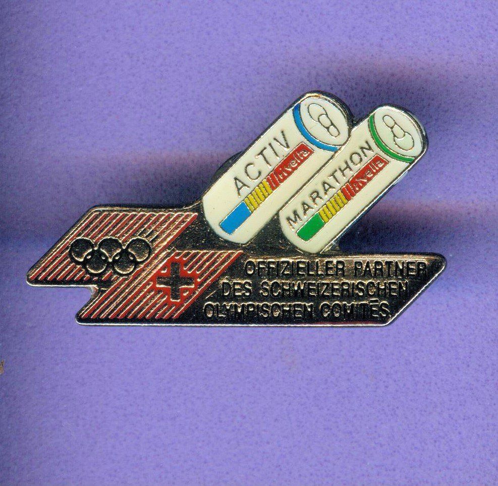 Placchette & Badge: rivella ACTIV  MARATHON  – Usato da Winterthur venduto da Sammleroase