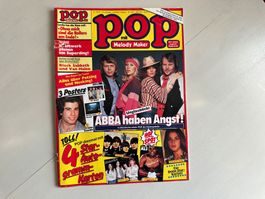 POP 23.1978 komplett Poster Autogrammkarten KRAFTWERK ABBA