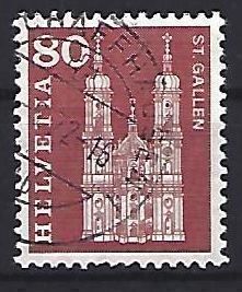 Tutti i francobolli: 1960 - Stiftskirche SG – Usato da Schaffhausen venduto da poststamp