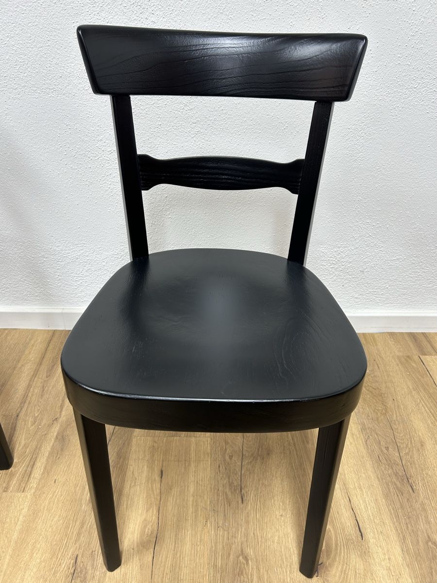 Horgen Glarus Stühle: 2er Set Beizenstühle Horgen Glarus schwarz – Gebraucht aus Basel von MoebelSackmann 2