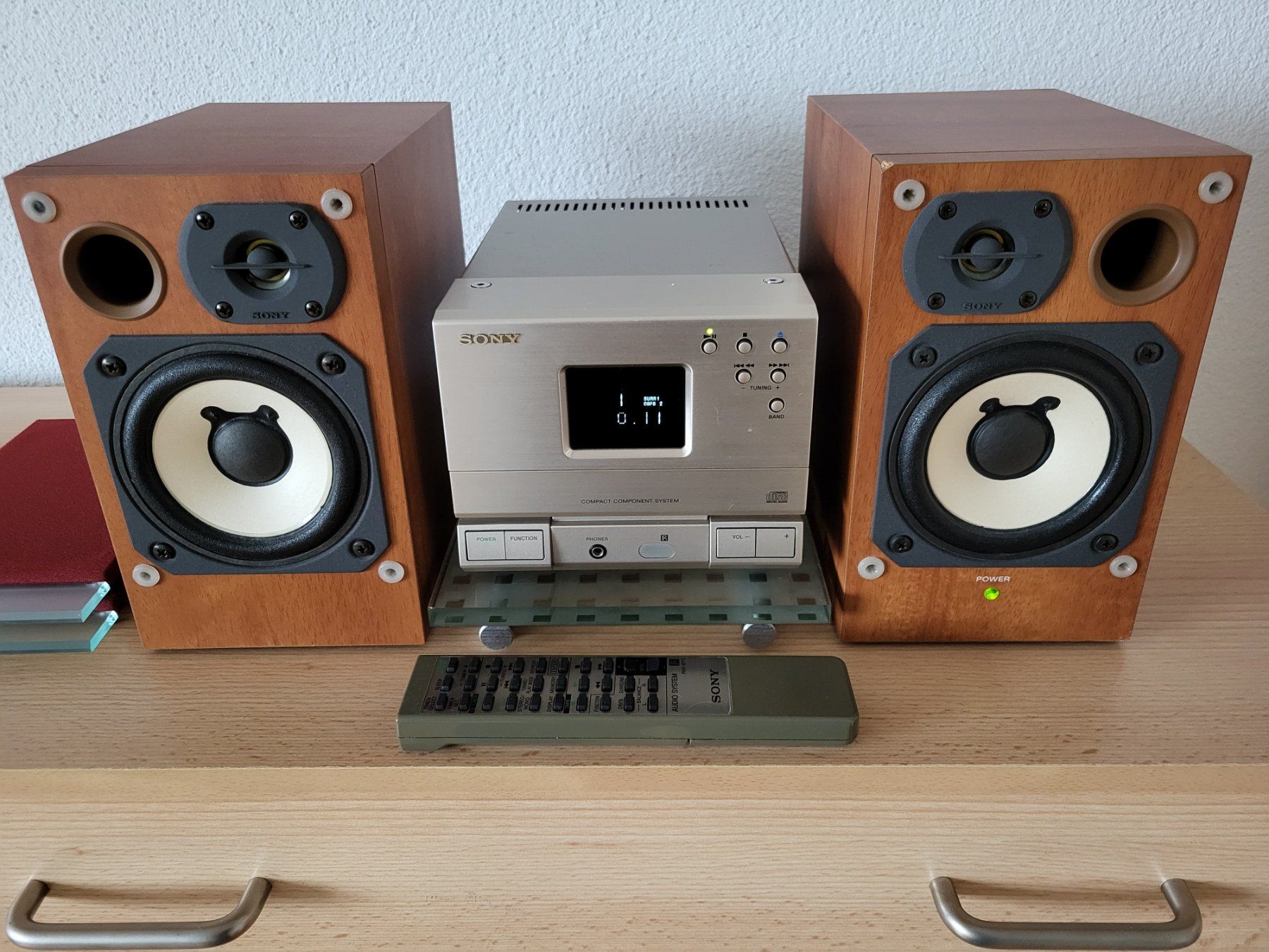 Sony Multimediaplayer & Streamer: SONY HCD T1 Mini Stereoanlage 1995 – Defekt aus Basadingen von Modellfan75 2