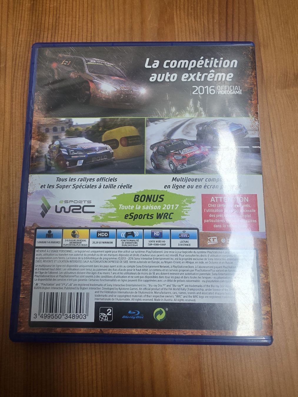 Jeux: WRC 6 PS4 – D'occasion à Chavornay par Crash37 1