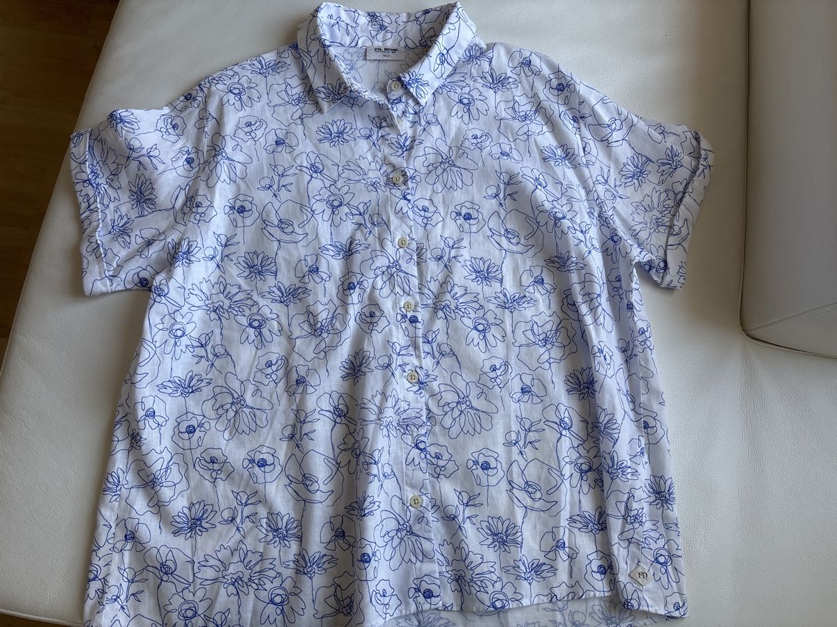Blusen: Fil Noir Hemd, Grösse 44, Blumenmuster! – Gebraucht aus langenthal von rundholz7 2