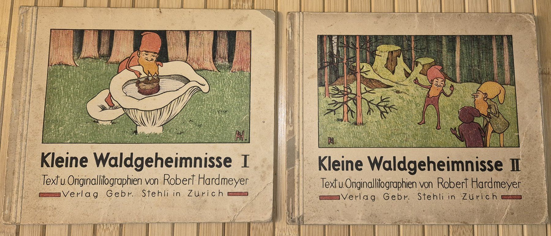 Libri: 2 seltene, antike Kinderbücher v. Robert Hardmeyer – Usato da Basel venduto da Kurioses