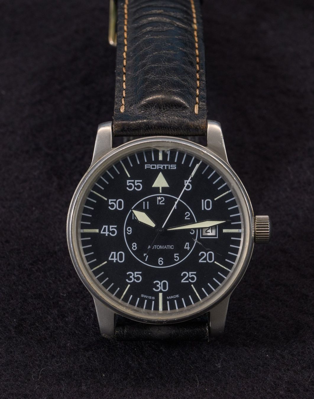 Fortis Uhren: FORTIS Classic Pilot Automatic Date Referenz 593.10.46 – Gebraucht aus Zürich von An-Fu 5