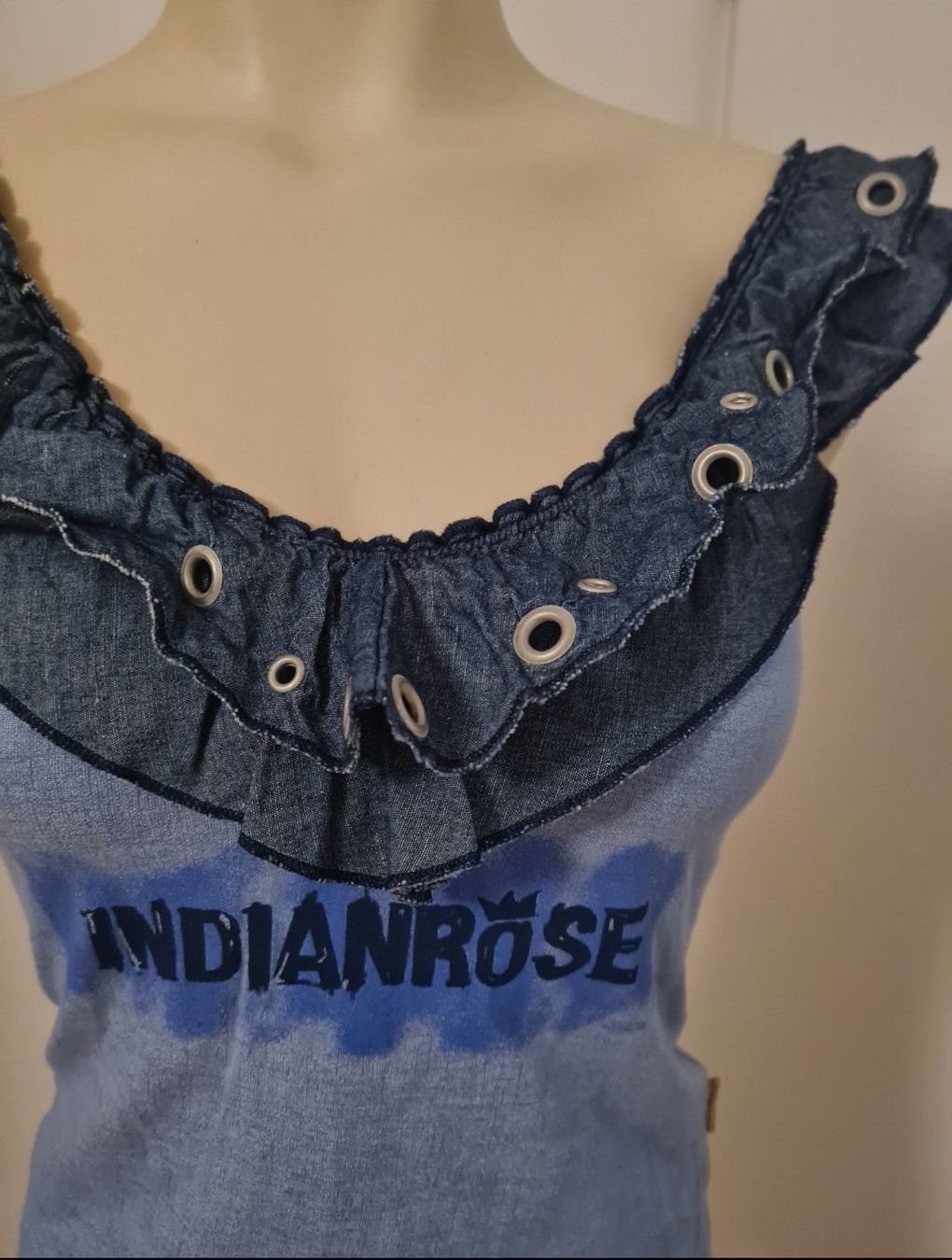 Top: Lässiges Top im trendigem Jeansoptik – Usato da Luzern venduto da asmele2 1