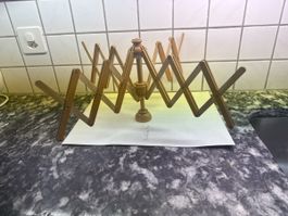 Wollhaspel-Wollwickler aus Holz.