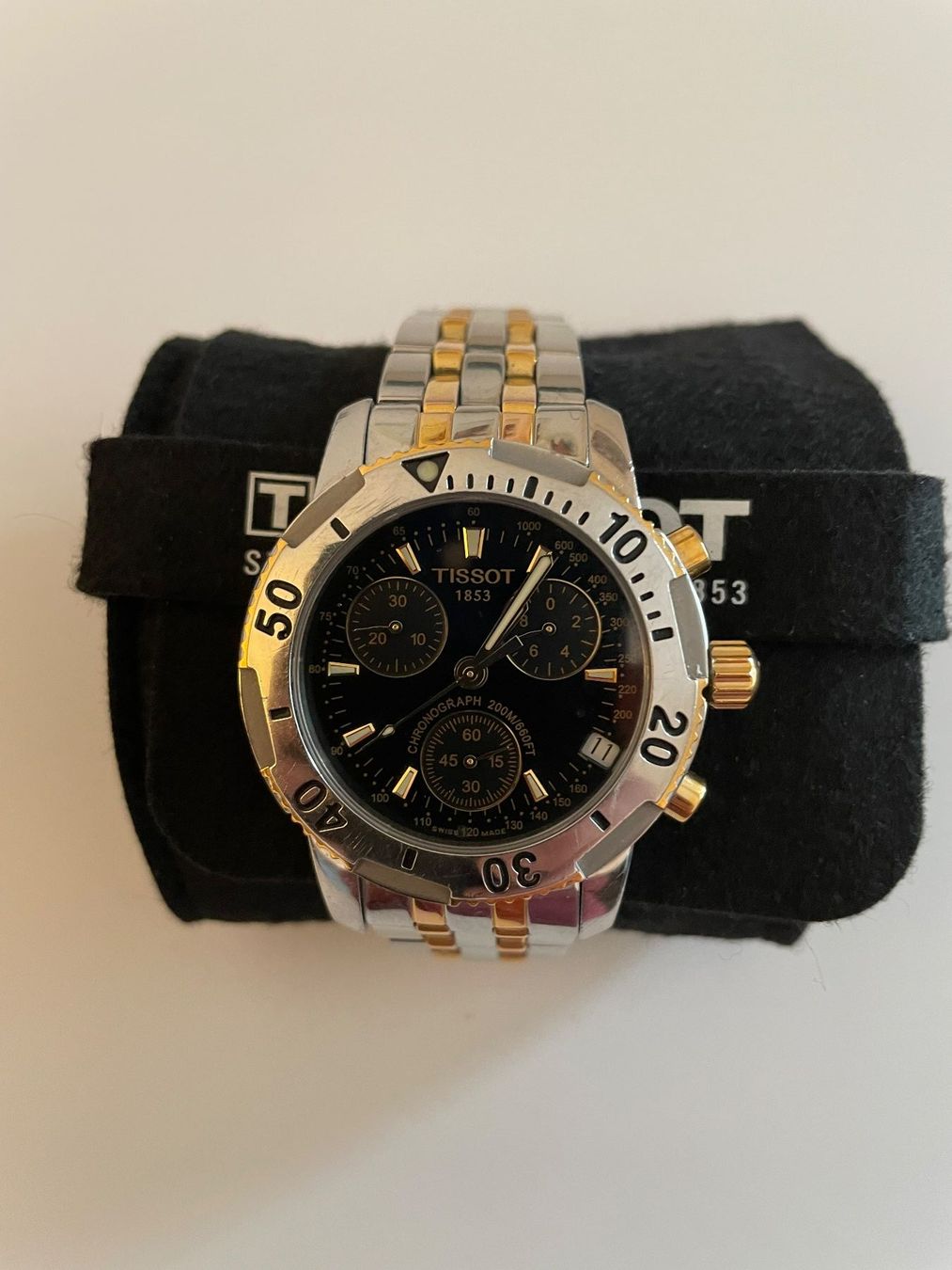 Tissot Orologi: Tissot Chronograph Bicolor Gold/Silber – Usato da Lengnau BE venduto da mar_fcb8 1