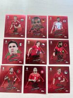 9 SP Sticker, ALB, CZE, CRO, GER, HUN, ITA, POR, SUI und SRB