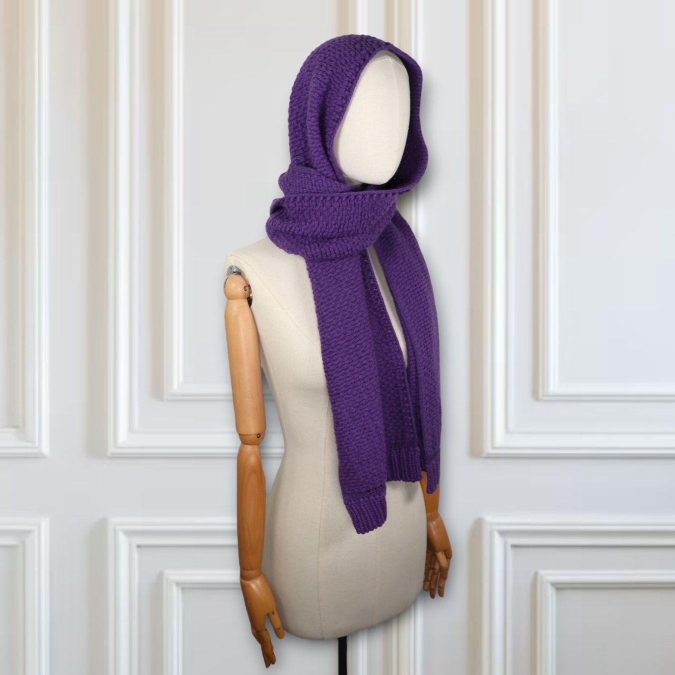 Foulard & Sciarpe: Malo Strickschal Kaschmir lila – Usato da Binningen venduto da Designerlabels 2