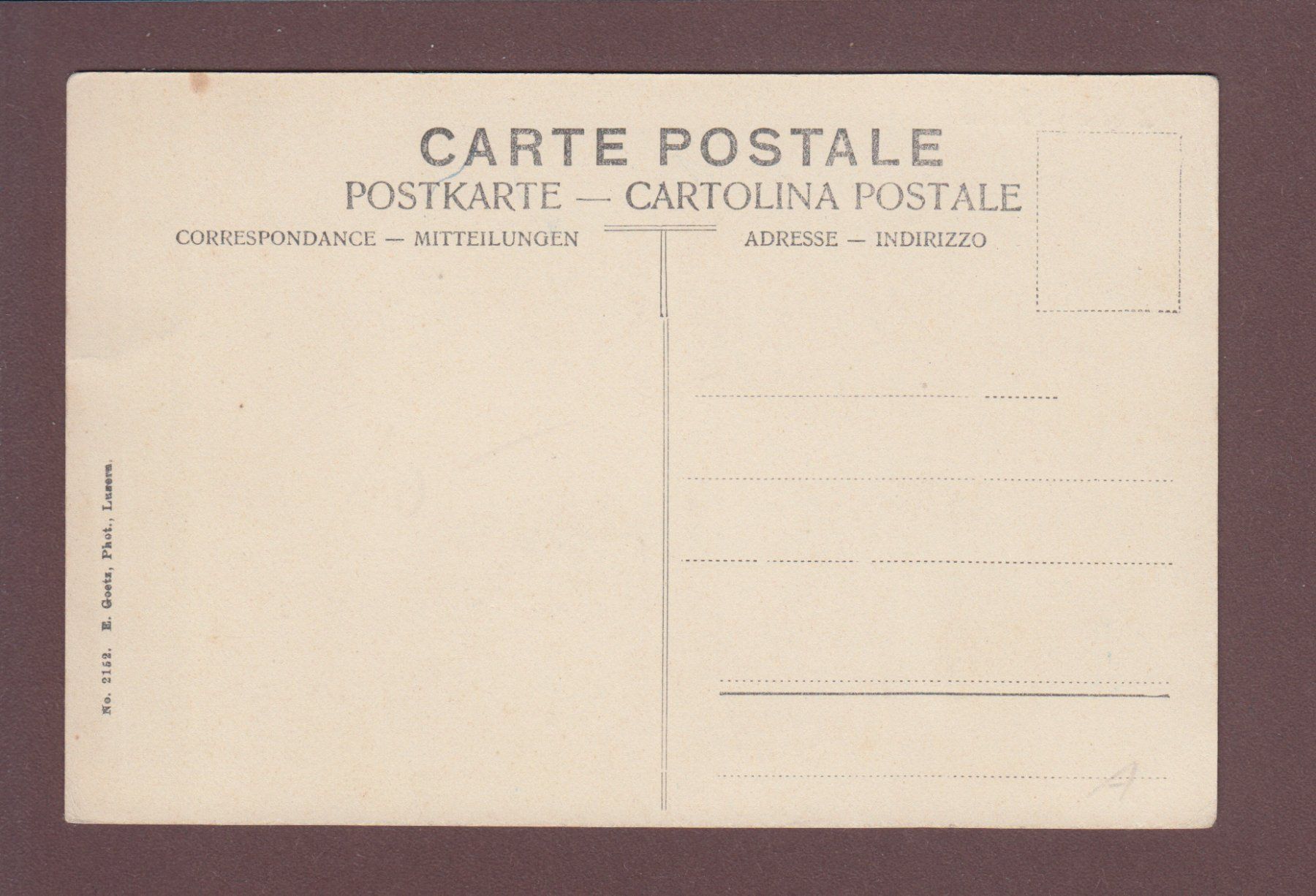Cartoline postali: LUZERN - Hofkirche - Pilatus – Usato da Pully venduto da nicecards 1