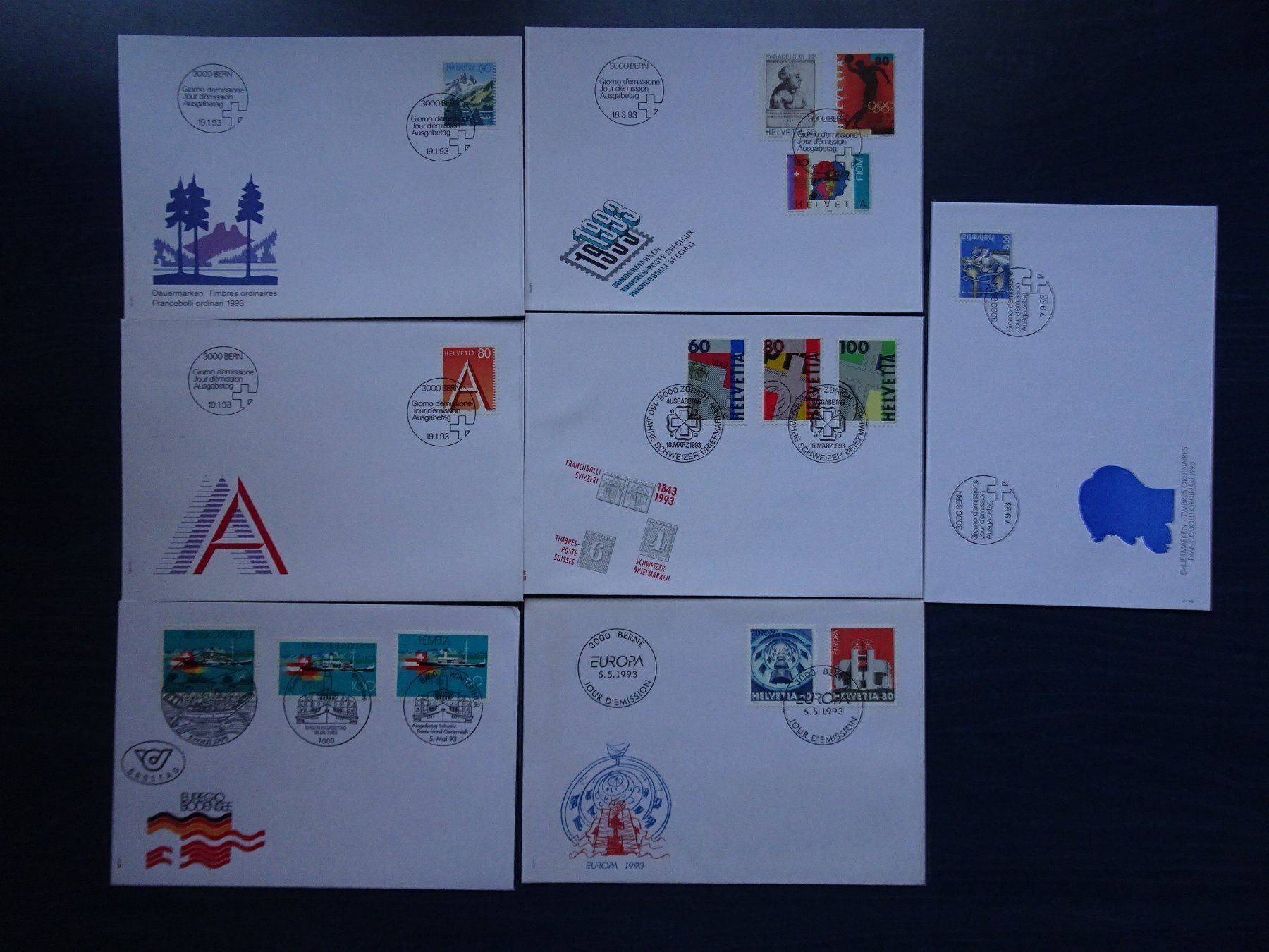 Tutti i francobolli: FDC 1993 – Nuovo (secondo la descrizione) da Aadorf venduto da Chnorli-Furz