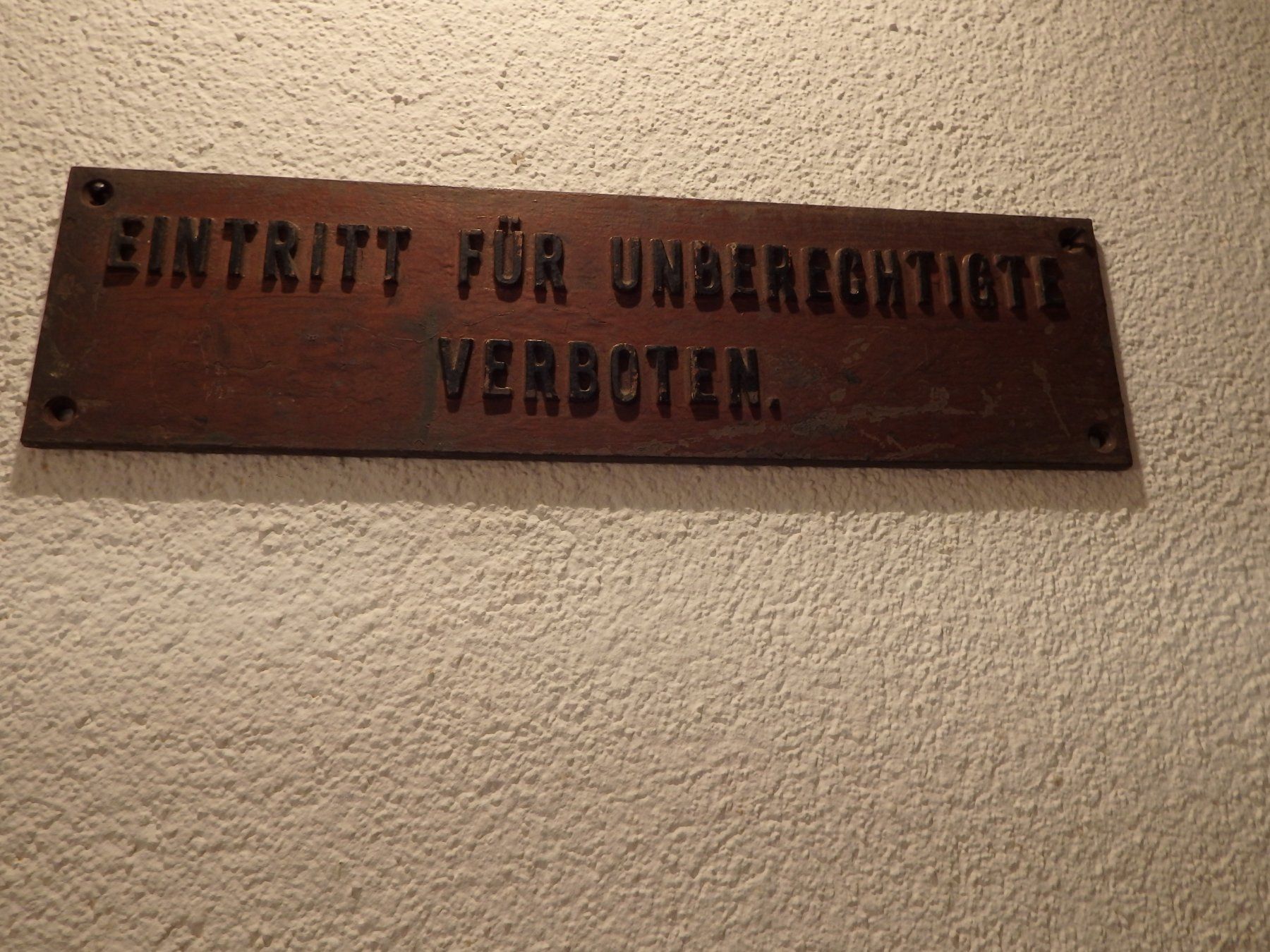 Schilder: Eintritt für Unbefugte verboten – Gebraucht aus Obergerlafingen von Nurschi2011 1