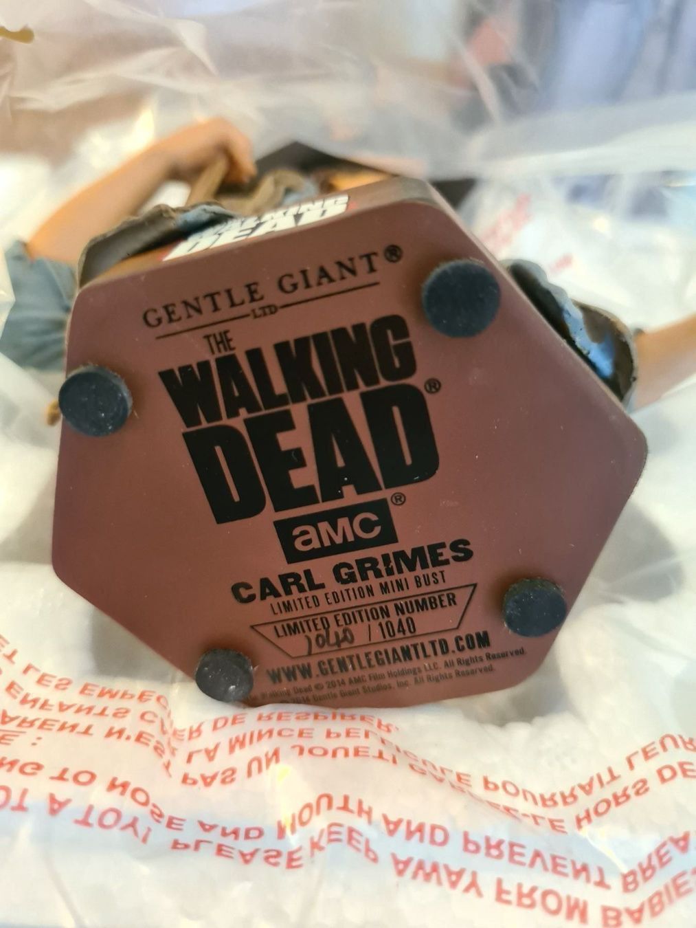 Gentle Giant Statuette: Walking Dead Carl Grimes Bust Limité – Nuovo e nell'imballaggio originale da Broc venduto da jcr_5cqy 6