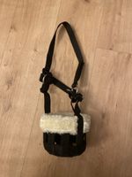 Muselière anti-gaspillage pour cheval avec fourrure douce!