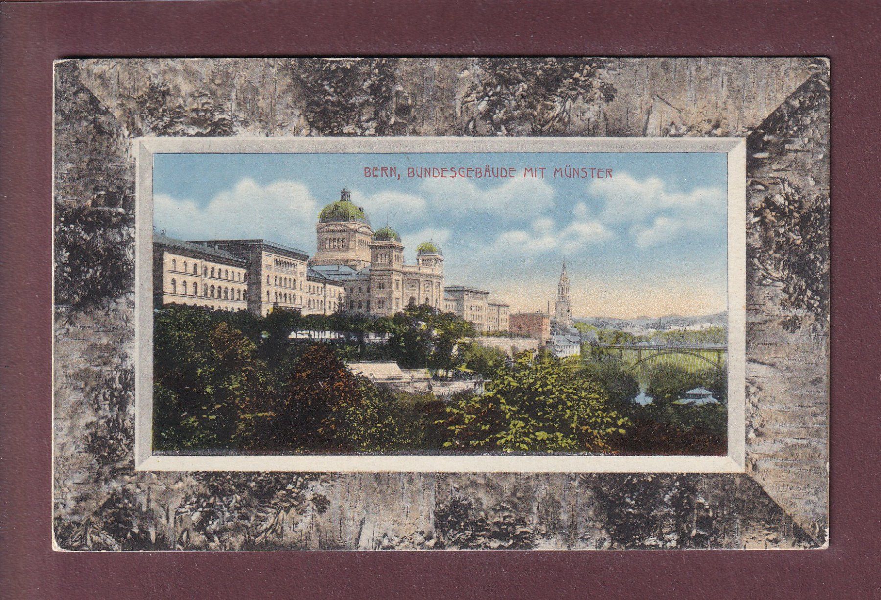Cartoline postali: BERN - Bundesgebäude - Münster – Usato da Pully venduto da nicecards