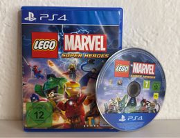 LEGO Marvel Super Heroes PS4/PS5 game disc and case