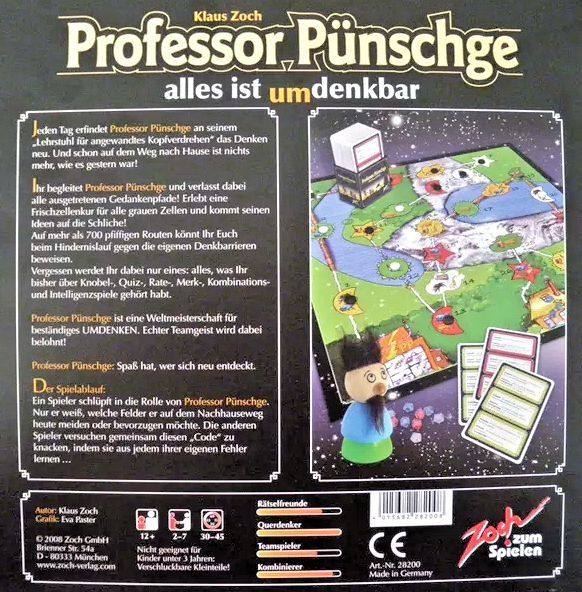 Spiele: Professor Pünschge (D) – Gebraucht aus Winterthur von Oellampe 1