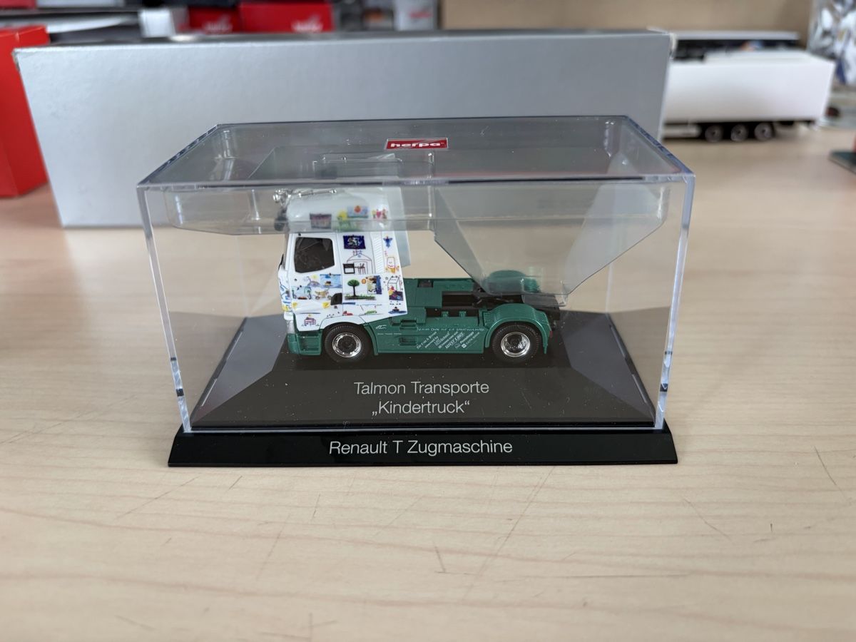 Herpa Modellini d'auto: Renault T Talmon in PC-Vitrine – Nuovo e nell'imballaggio originale da Felben-Wellhausen venduto da Mobil01 5