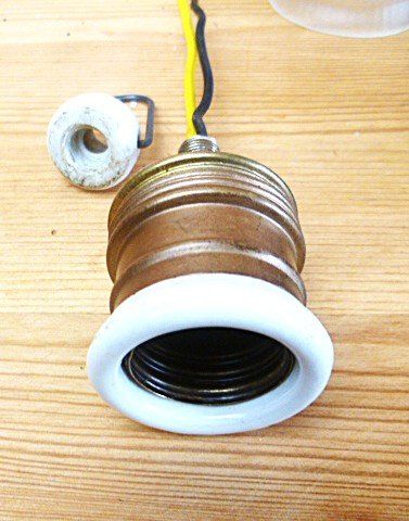 Lampen: Antike Messing - Deckenlampe mit Schirm – Gebraucht aus Effretikon von Heimstudio 8