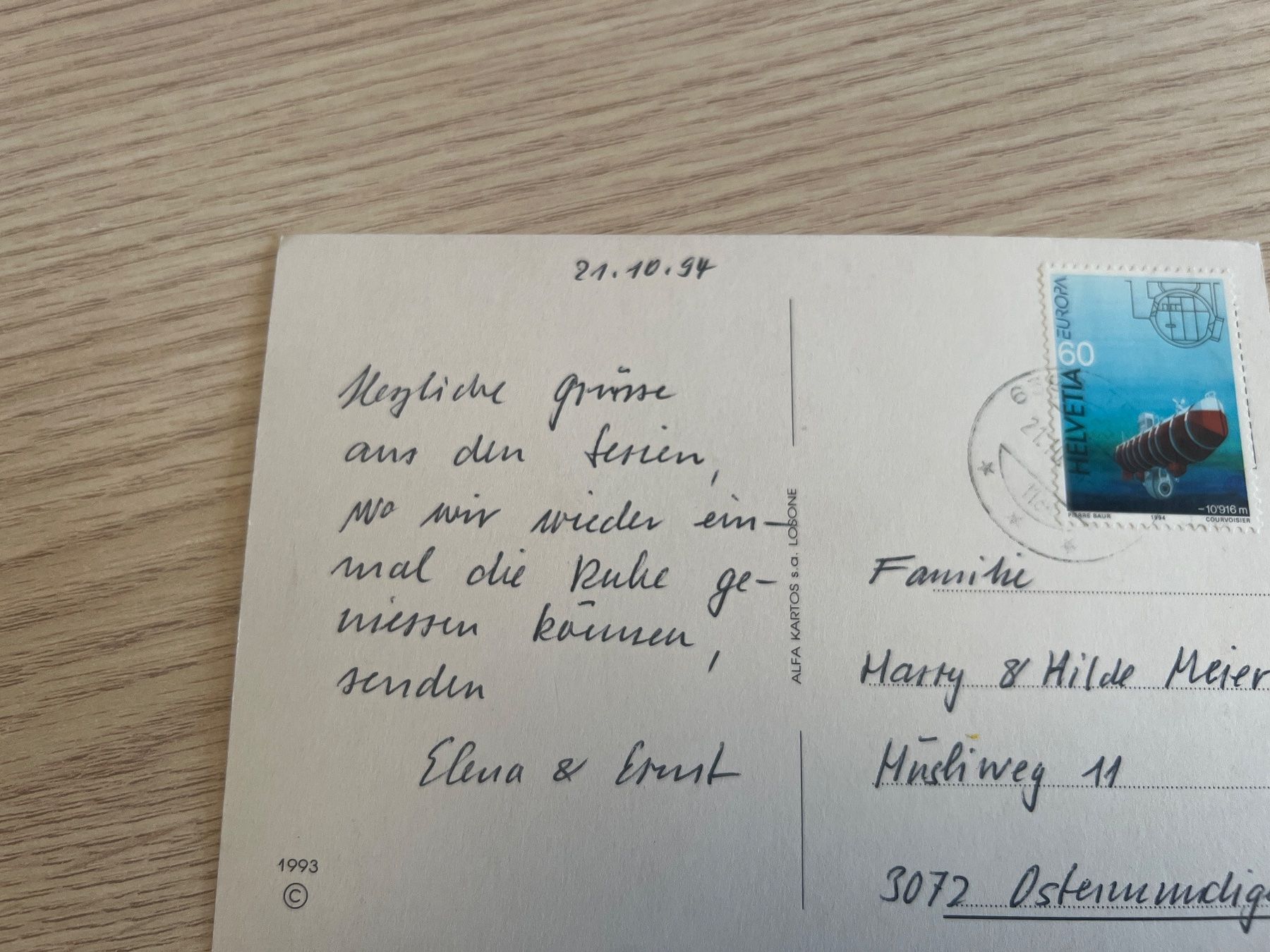 Cartoline postali: Tenero contra – Usato da Prosito venduto da Danielehh 1
