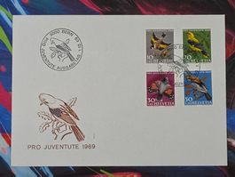CL28 Enveloppe + Timbre Suisse 1969