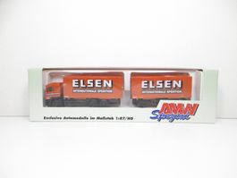 AWM H0 70361 MAN F 2000 Hängerzug ELSEN