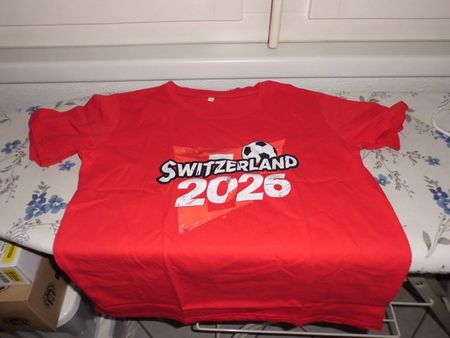 Jungen T-Shirt SWITZERLAND 2026 (Grösse 140) 9-10 Jährig