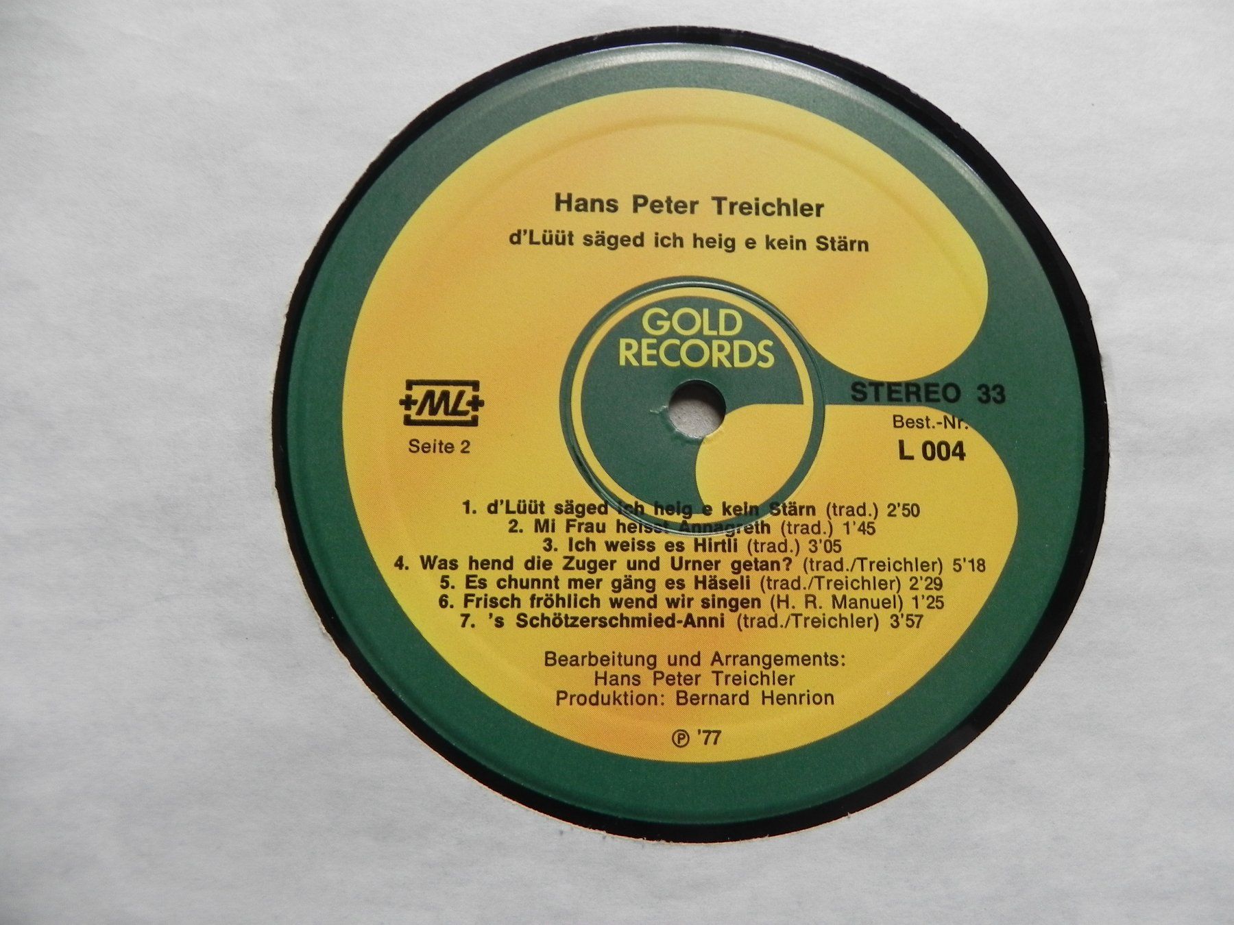 Dischi in vinile: Doppel LP Schweizer Lieder CH Hans Peter Treichler 1977 – Usato da Siebnen venduto da krimsie 5