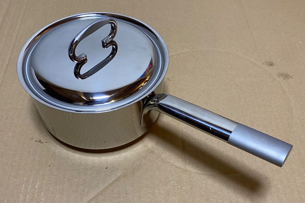 VEVOR Stielkasserolle 1,42L Mit Antihaftbeschichtung - Suppentopf Mit Glasdeckel