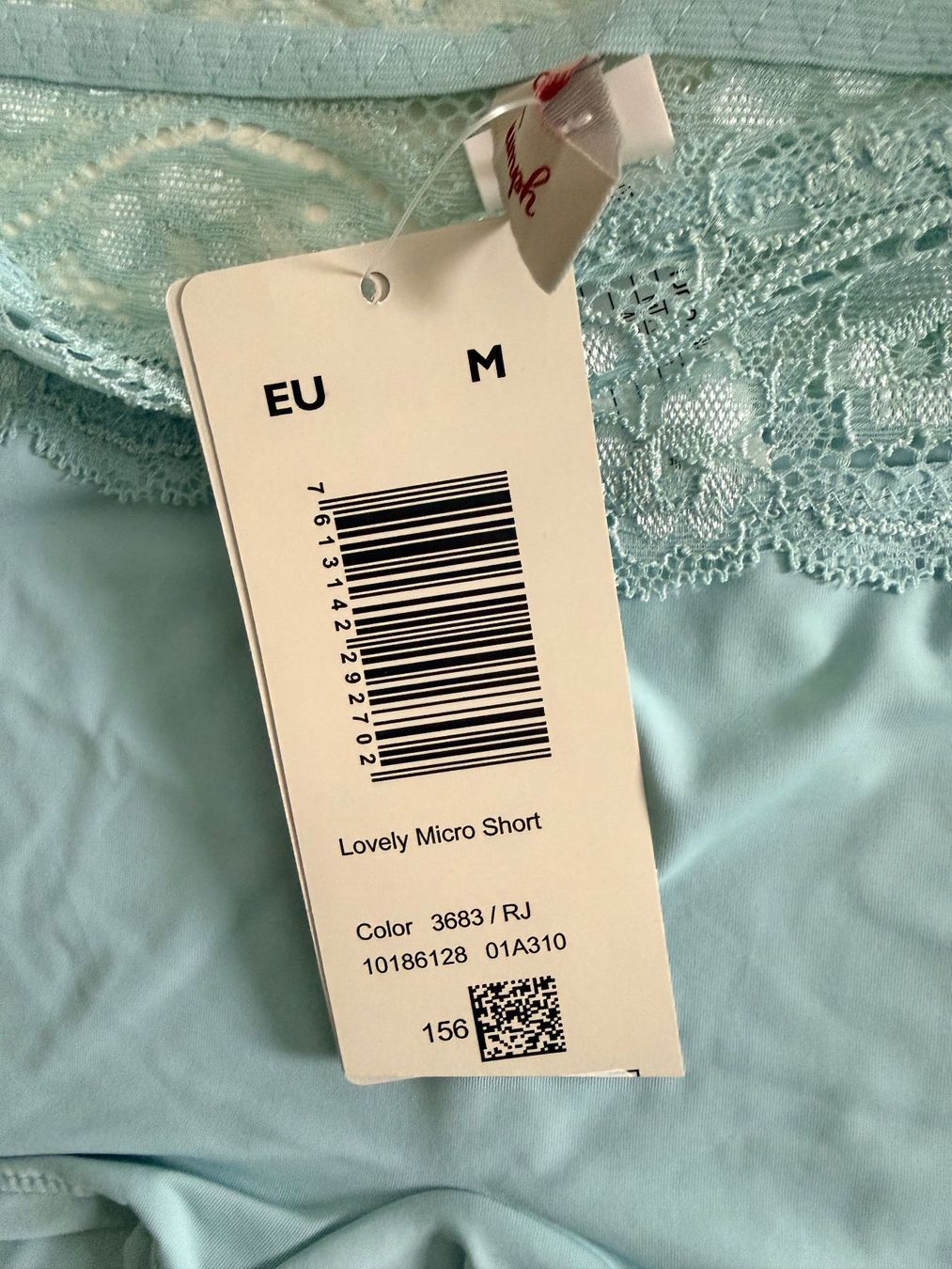 Triumph Altra biancheria intima: TRIUMPH, Short LOVELY MICRO, Grösse M, Farbe Helltürkis – Nuovo e nell'imballaggio originale da Rudolfstetten venduto da gst_g7xl 1