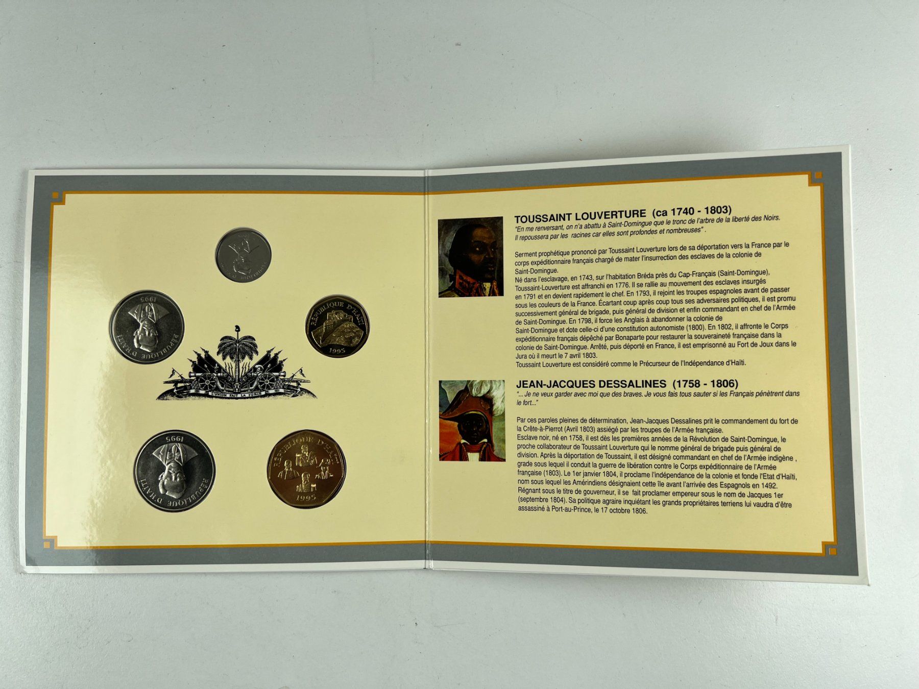 Alle Münzen: Haiti Münzsatz 1995 – Neu und originalverpackt aus Langenthal von Schmittchen 3