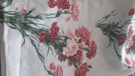 Vorhang aus Leinen mit Blumen, 204 langx126 breit