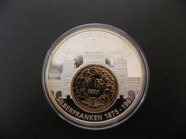 Medaille Geschichte d Silberfranken Bundeshaus 1911 Silber
