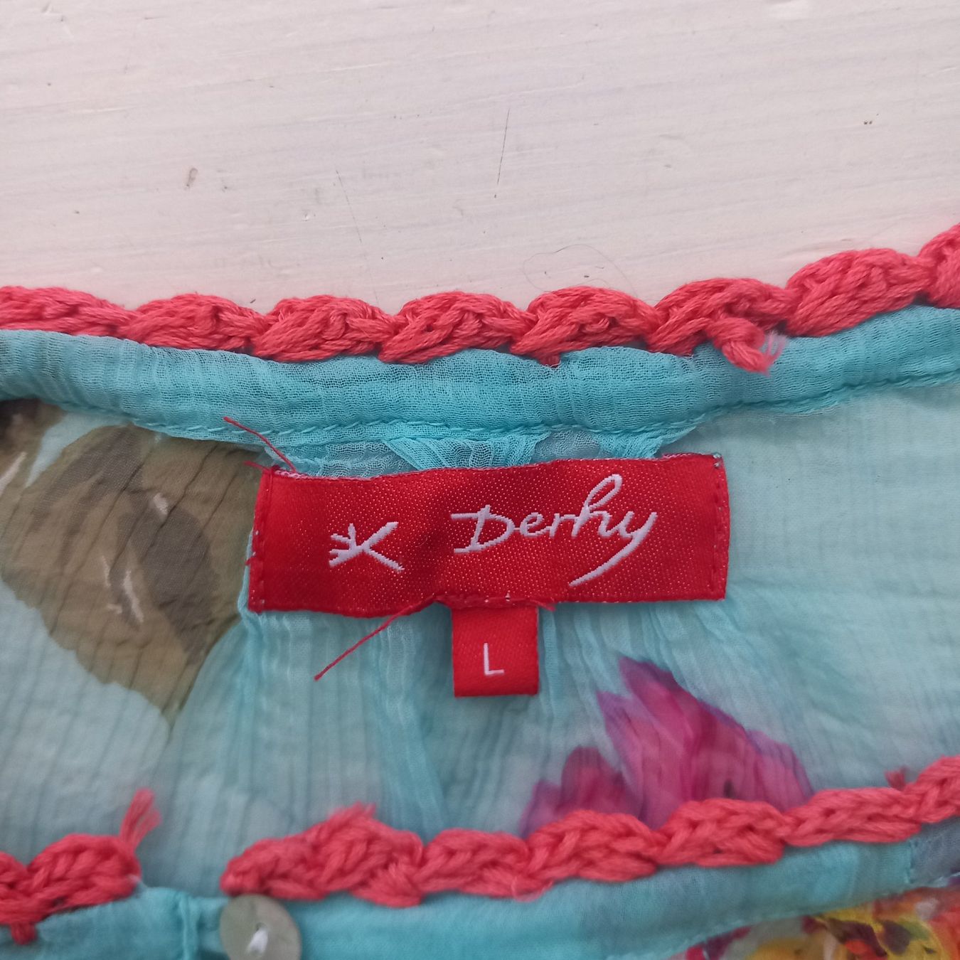 Tuniche: wunderschöne Derhy Tunika Gr. L Boho Shabby Farbig – Usato da Nottwil venduto da cecilia44 6