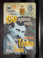 Telecard Nikola Tesla 150 Jahre Zypern gebraucht