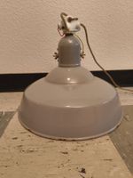 grosse Emaille Bag Turgi Industrie Lampe Schirm 40cm