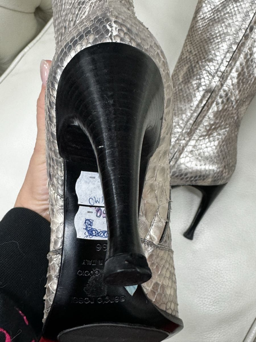 Sergio Rossi Scarpe da donna: Sergio Rossi piton Stiefel NP 1450.- – Nuovo (secondo la descrizione) da Lachen SZ venduto da HelvetiaLuxury 5
