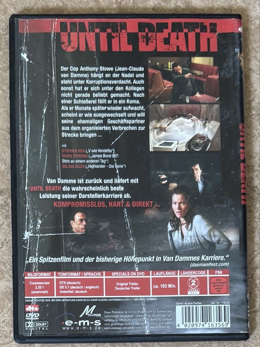 Tous les DVDs: UNTIL DEATH  – Neuf (Voir description) à Dietikon par AndreaSch01 1