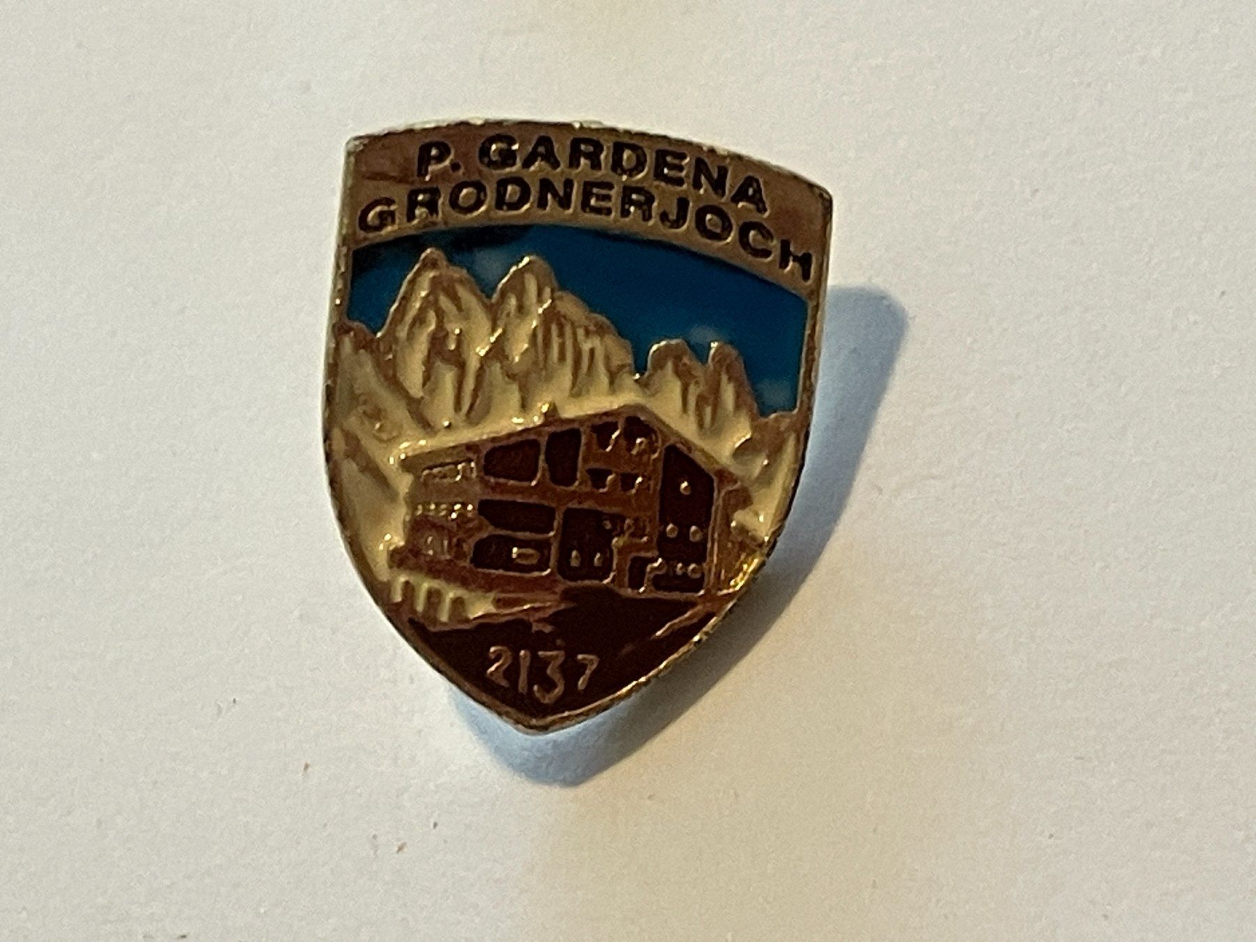 Placchette & Badge: 1 Pin P. Gardena Grodnerjoch – Usato da Basel venduto da djwwpp