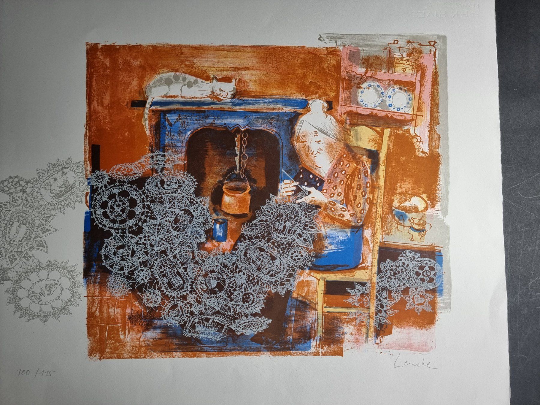 Grafiken & Lithographien: HORST LEMKE LITHOGRAPHIE SIGNIERT NUMMERIERT – Gebraucht aus Gersau von grafik-kunst 1