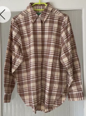 Benetton chemise à carreaux