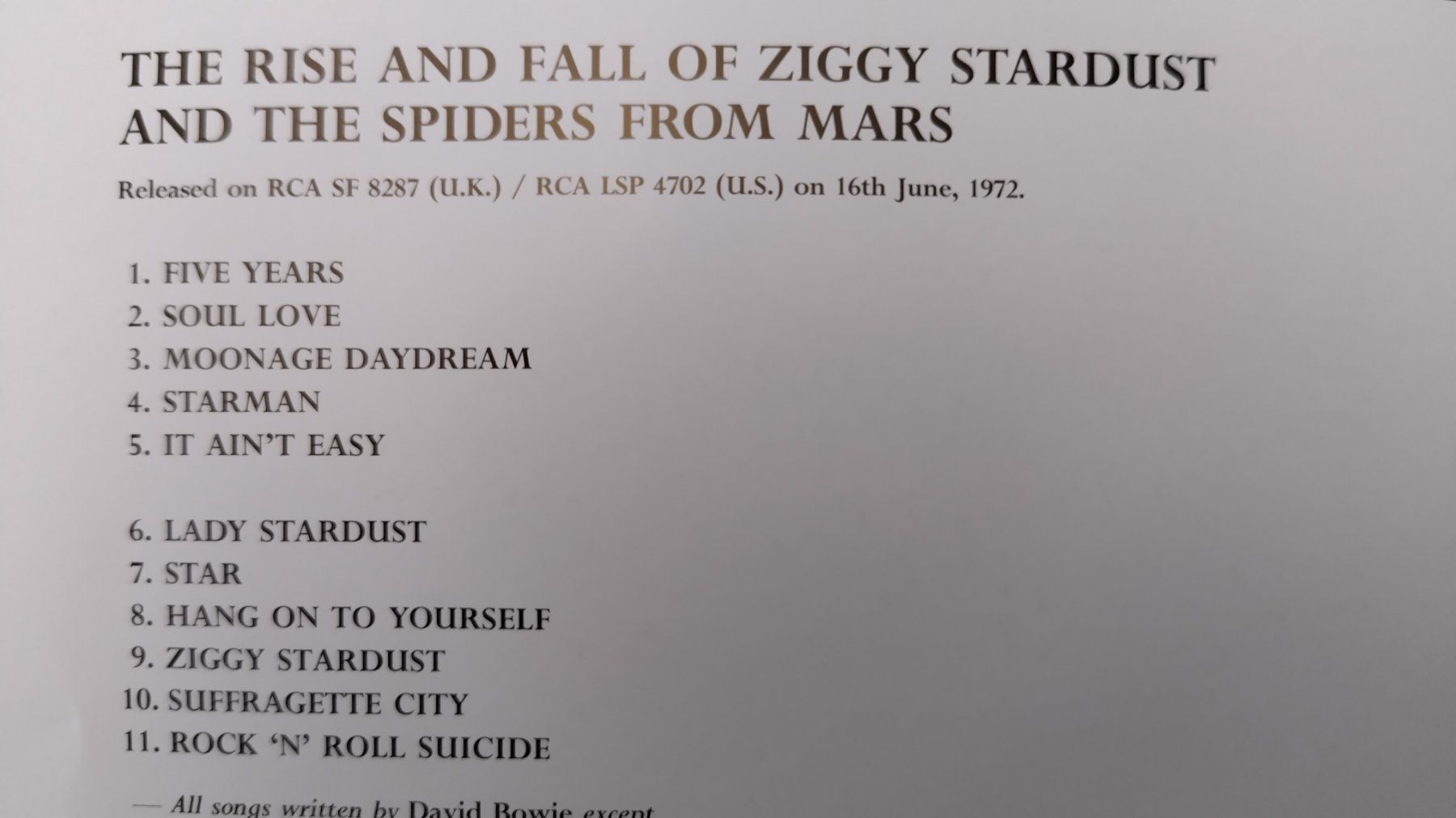 CD: David Bowie - Ziggy Stardust / CD ab Fr. 5.- – Usato da Bellach venduto da JingleJerry 1