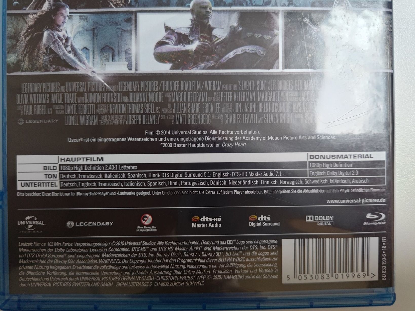 Alle DVDs: Seventh Son – Gebraucht aus Liestal von Kratzilla 3