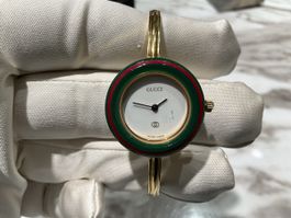 Gucci Change Bezel Damenuhr gold
