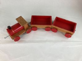 Holzspielzeug-Zug | Handgefertigt | 79cm
